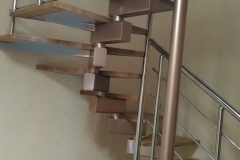перила для лестниц из металла